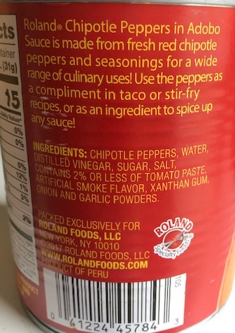 Chipotle Peppers with Adobo Sauce 780 grs Can Unit